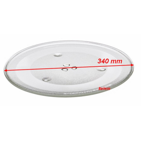 Plateau tournant four micro-ondes Bosch 00354974