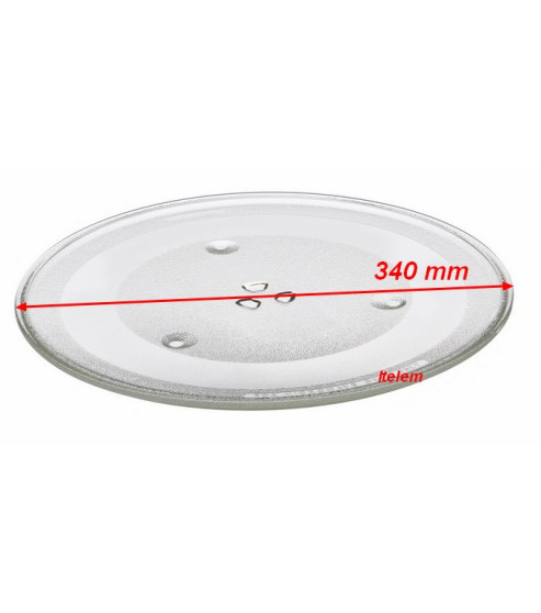 Plateau tournant four micro-ondes Bosch 00354974