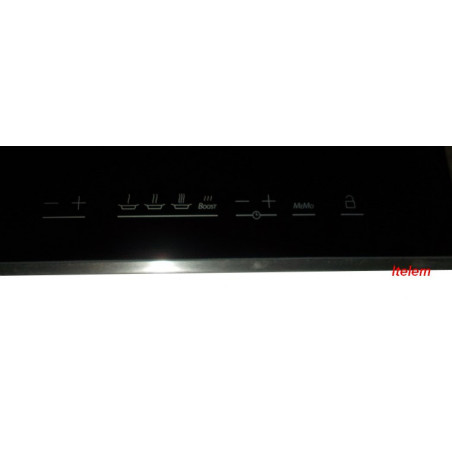 Dessus verre vitrocéramique table cuisson De Dietrich 72X6809