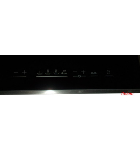 Dessus verre vitrocéramique table cuisson De Dietrich 72X6809