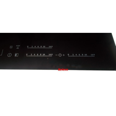 Dessus verre vitroceramique table induction Electrolux 5611668111
