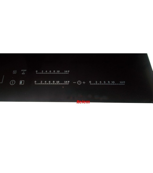 Dessus verre vitroceramique table induction Electrolux 5611668111