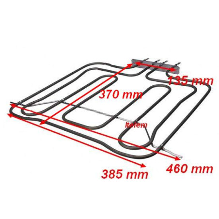 Résistance grill four Smeg 806890527