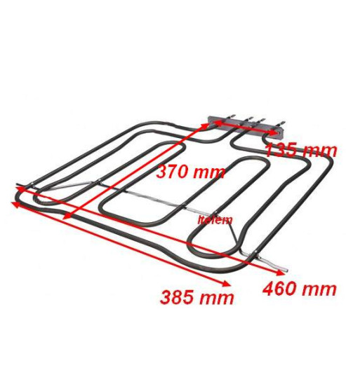 Résistance grill four Smeg 806890527