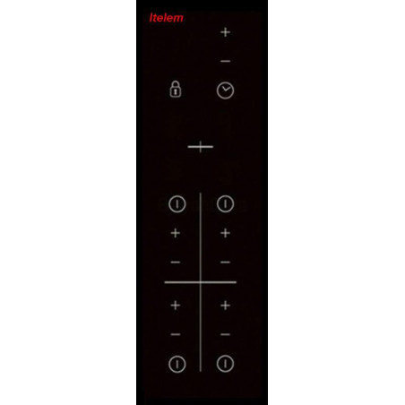 Dessus verre vitrocéramique table cuisson radiante Brandt AS0005172