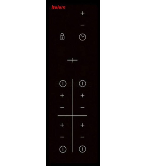 Dessus verre vitrocéramique table cuisson radiante Brandt AS0005172