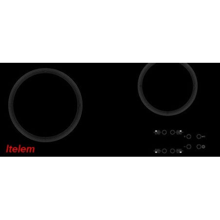 Dessus verre vitrocéramique table cuisson Whirlpool 481010656097