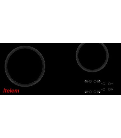 Dessus verre vitrocéramique table cuisson Whirlpool 481010656097