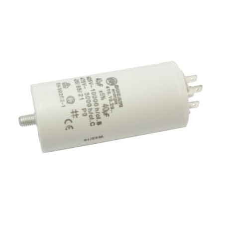 Condensateur 40 mf lave linge lave vaisselle