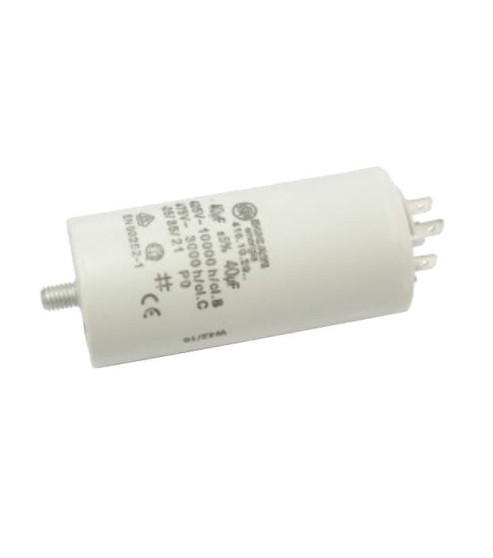 Condensateur 40 mf lave linge lave vaisselle
