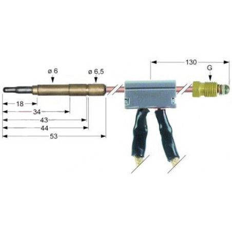 Thermocouple friteuse Electrolux 003528
