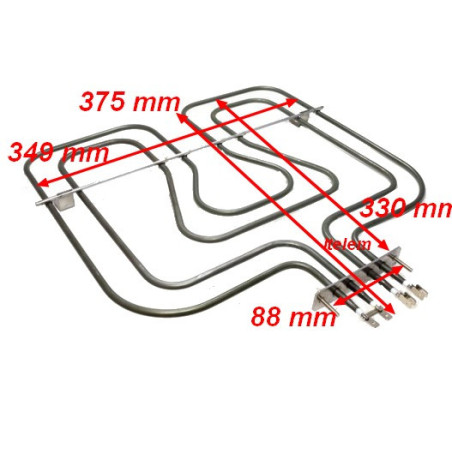 Resistance grill four Electrolux 3570411037