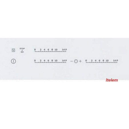 Dessus verre table induction EHD60127 Electrolux 5615768115