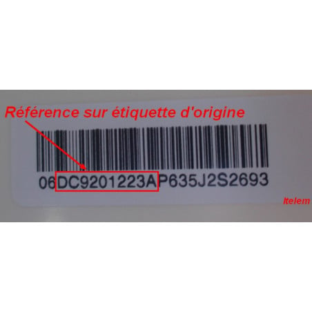 Module puissance lave-linge Samsung étiquette DC92-01223A