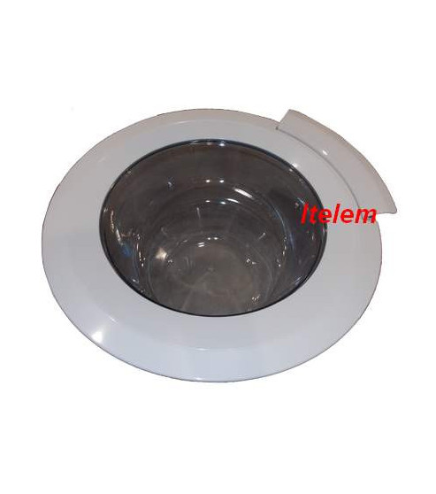 Hublot Complet + Poignée Pour Machine à Laver WM14S481FF Siemens