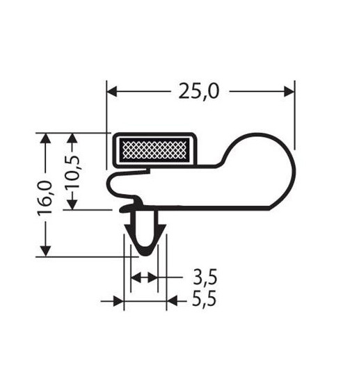 joint porte refrigerateur Bonnet Thirode