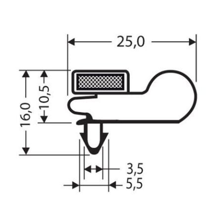joint porte refrigerateur Bonnet Thirode