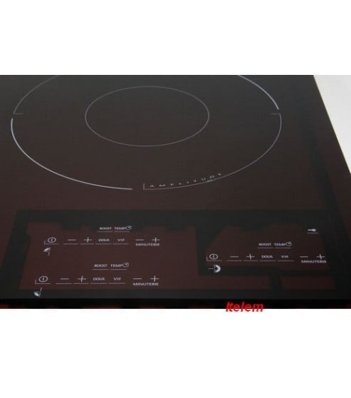 Dessus verre vitrocéramique table à induction Sauter AS0024029