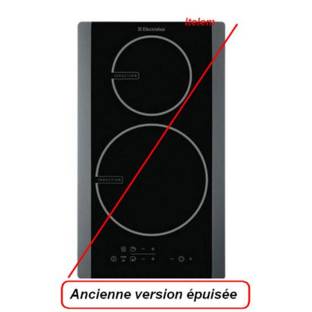 Dessus verre vitroceramique table induction Electrolux 5611902114