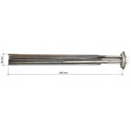 Resistance surchauffeur lave vaisselle Electrolux 0E5066