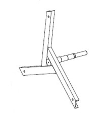Croisillon seche linge professionnel Domus