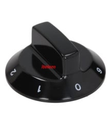 Manette noire four Electrolux 004913