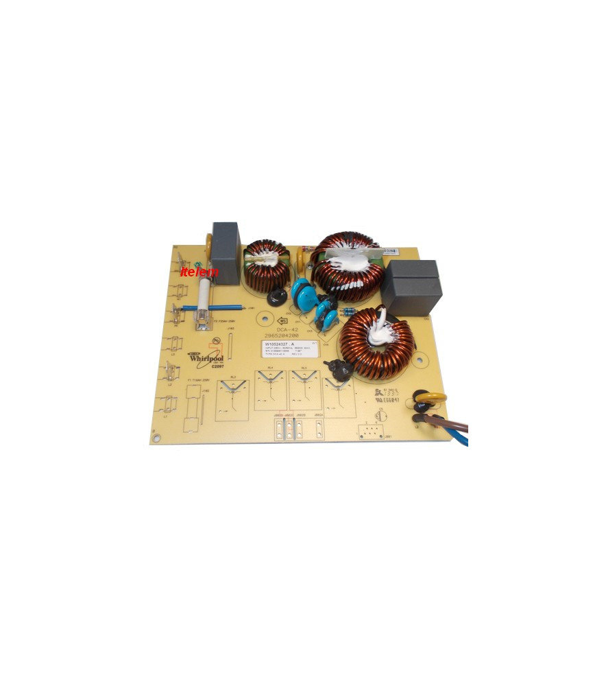 Module electronique filtre secteur four Whirlpool 481010524327