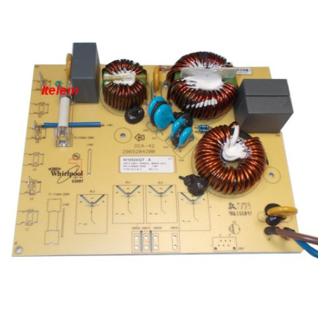 Module electronique filtre secteur four Whirlpool 481010524327