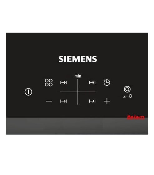 Dessus verre vitroceramique plaque cuisson Siemens 00682725