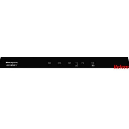 Dessus verre vitrocéramique table cuisson Ariston C00291274