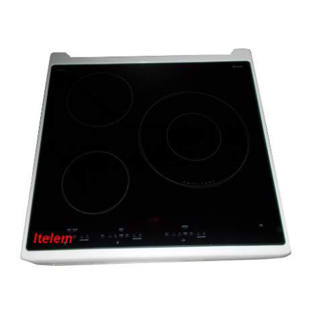 Dessus verre vitrocéramique cuisinière SCI761W Sauter 72X4099