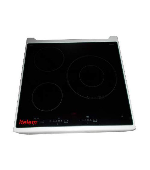 Dessus verre vitrocéramique cuisinière SCI761W Sauter 72X4099