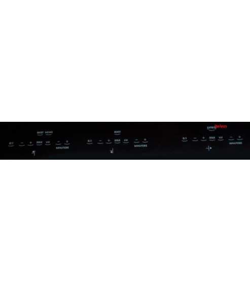 Dessus vitrocéramique cuisinière SCI761W Sauter 72X4099
