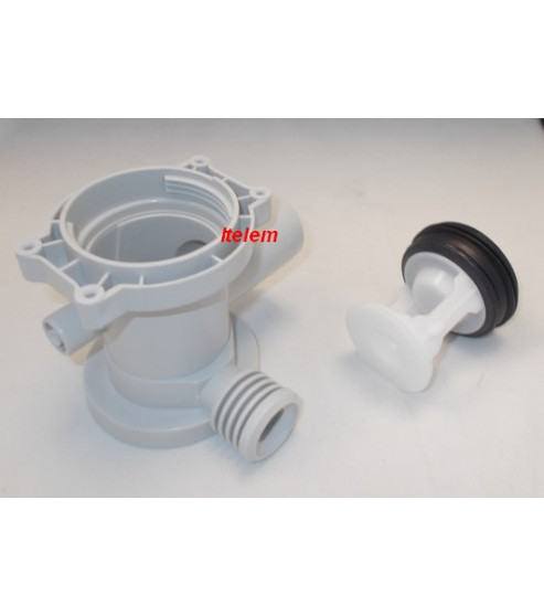Corps pompe vidange lave linge Continental Edison 34010132