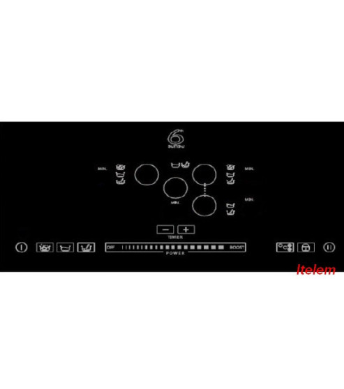 Dessus verre vitroceramique table cuisson Whirlpool 480121103318