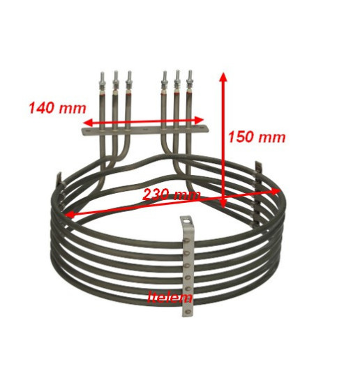 Résistance 6000W four Lainox 50303820