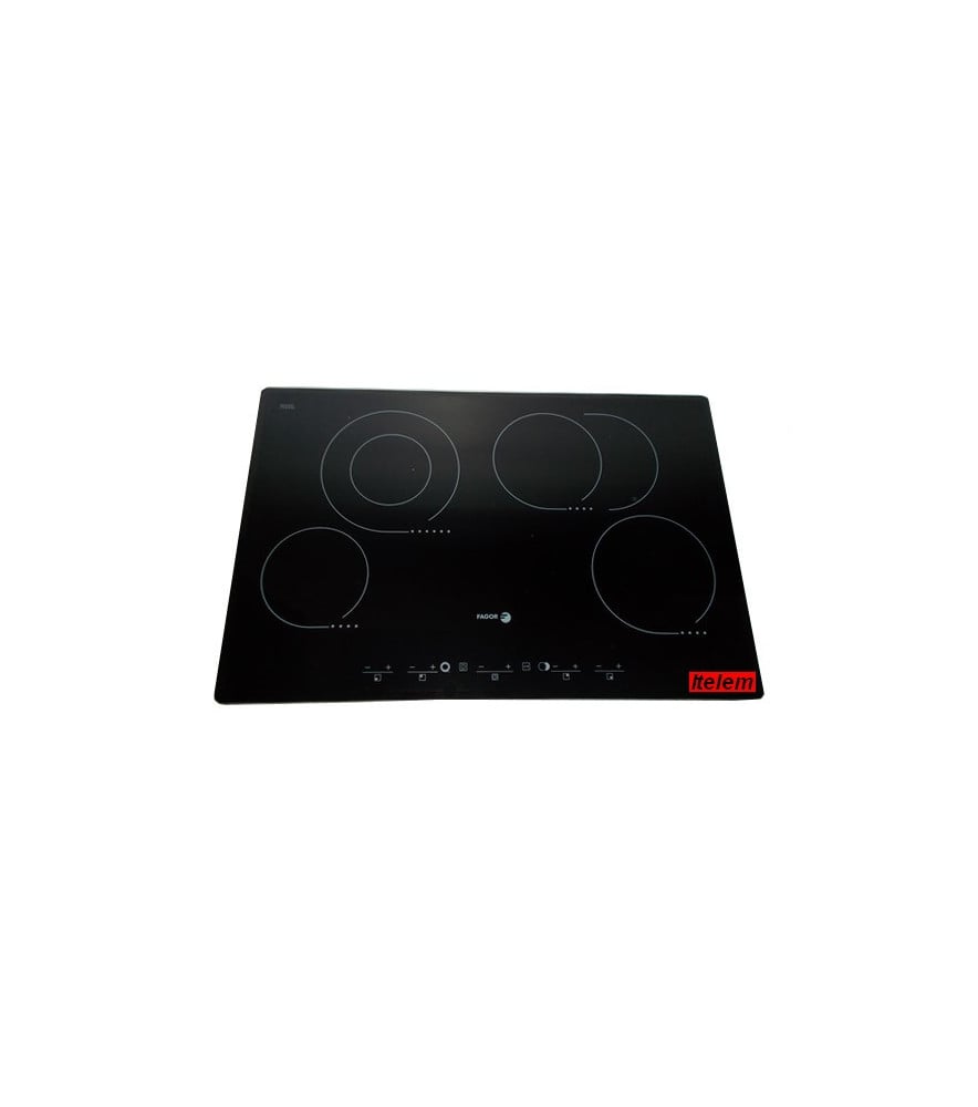 Dessus verre vitroceramique table cuisson 2VFT 750S Fagor 95X2387