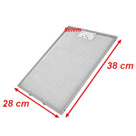 Filtre graisse métallique hotte Bosch 00422872