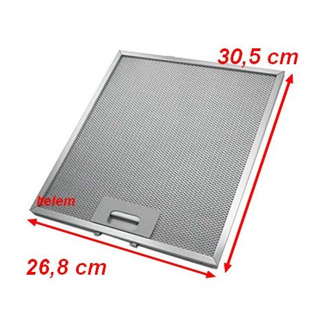 Filtre anti-graisse métallique hotte Baucknecht 480122102168