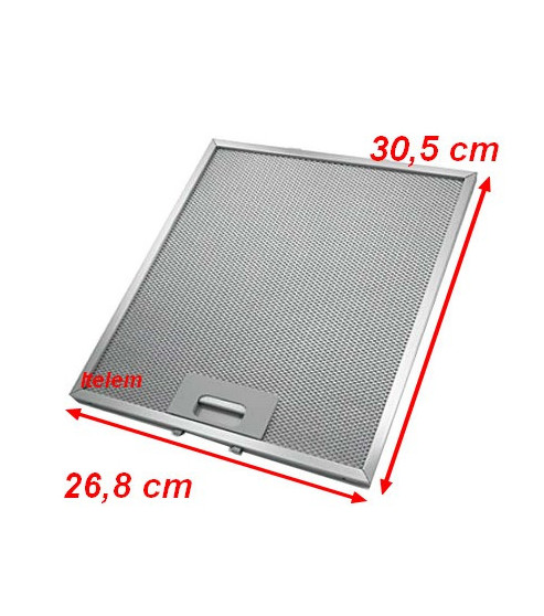 Filtre anti-graisse métallique hotte Baucknecht 480122102168