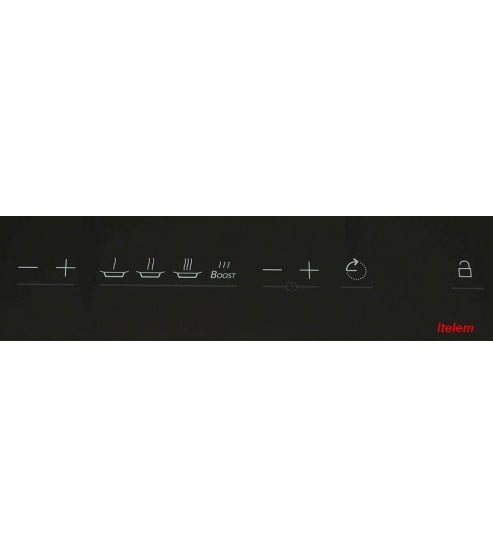 Dessus verre vitrocéramique table cuisson De Dietrich 72X5786