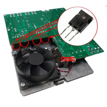 Transitor IGBT GP4068D E module Induction Sauter AS0021115