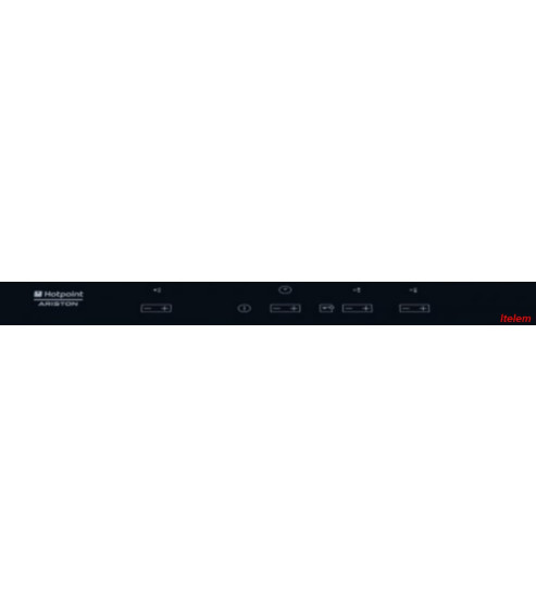 Dessus verre vitroceramique table cuisson Ariston Hotpoint C00299623