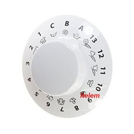 Bouton selection programme lave linge Ariston C00297772