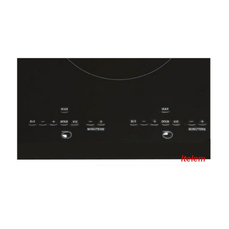 Dessus verre vitrocéramique table cuisson Sauter 74X8429