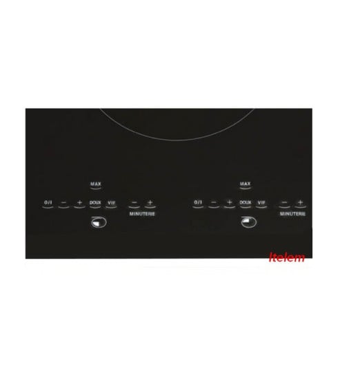 Dessus verre vitrocéramique table cuisson Sauter 74X8429