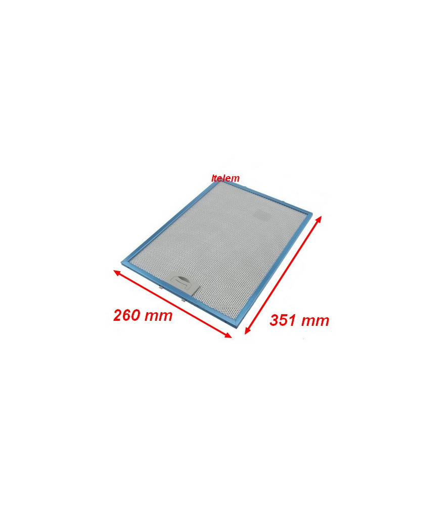 Filtre graisse metallique hotte Technowind TW 4FIL0097