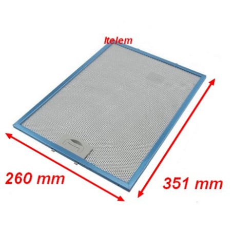 Filtre graisse metallique hotte Technowind TW 4FIL0097