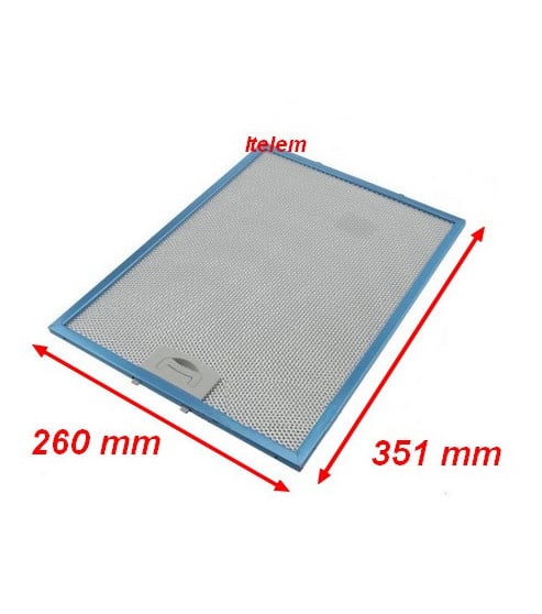 Filtre graisse metallique hotte Technowind TW 4FIL0097