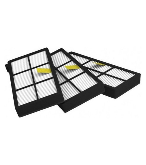Kit 3 filtres HEPA aspirateur Roomba 800 900 iRobot 4415864